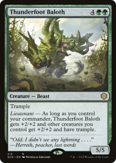 Thunderfoot Baloth [Starter Commander Decks]-1