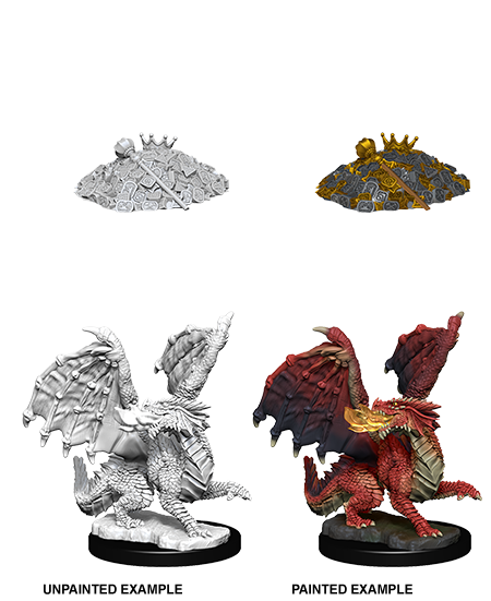 D&D Nolzurs Marvelous Unpainted Miniatures Red Dragon Wyrmling-1