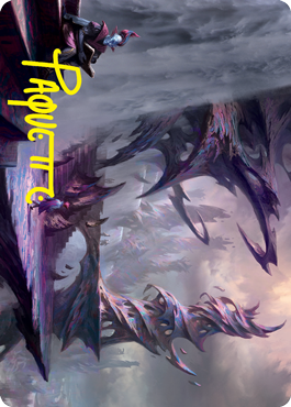 Prismari Campus Art Card (Gold-Stamped Signature) [Strixhaven: School of Mages Art Series]-1