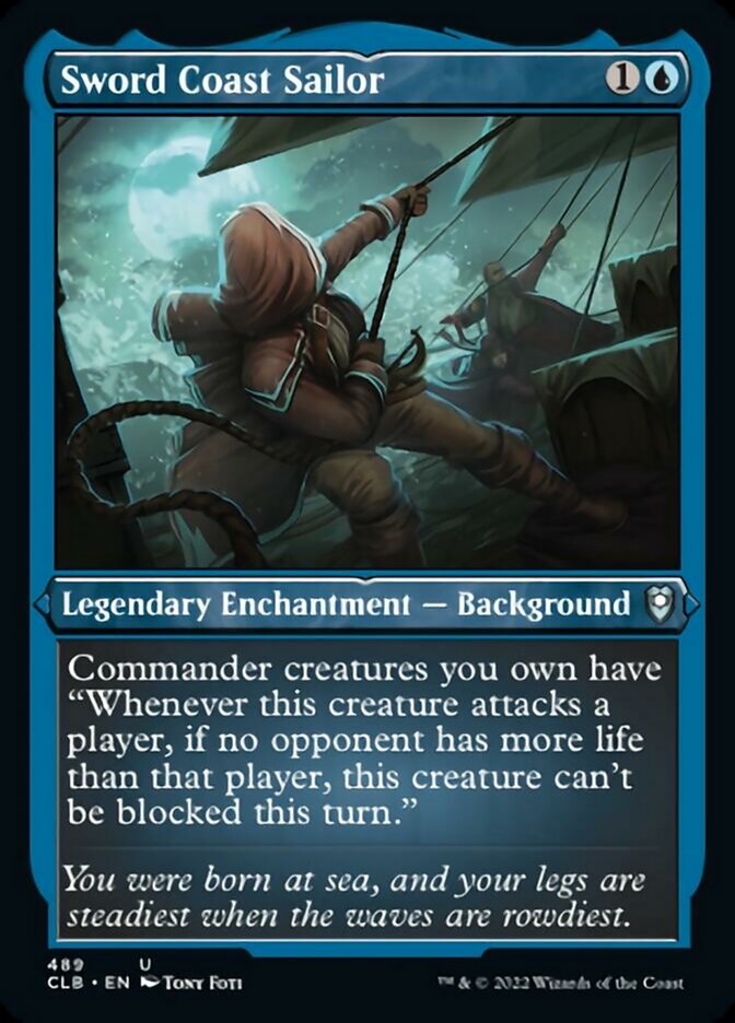 Sword Coast Sailor (Foil Etched) [Commander Legends: Battle for Baldur's Gate]-1