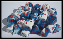 CHX 26457 Gemini Astral Blue White/Red 7-Die Set-1