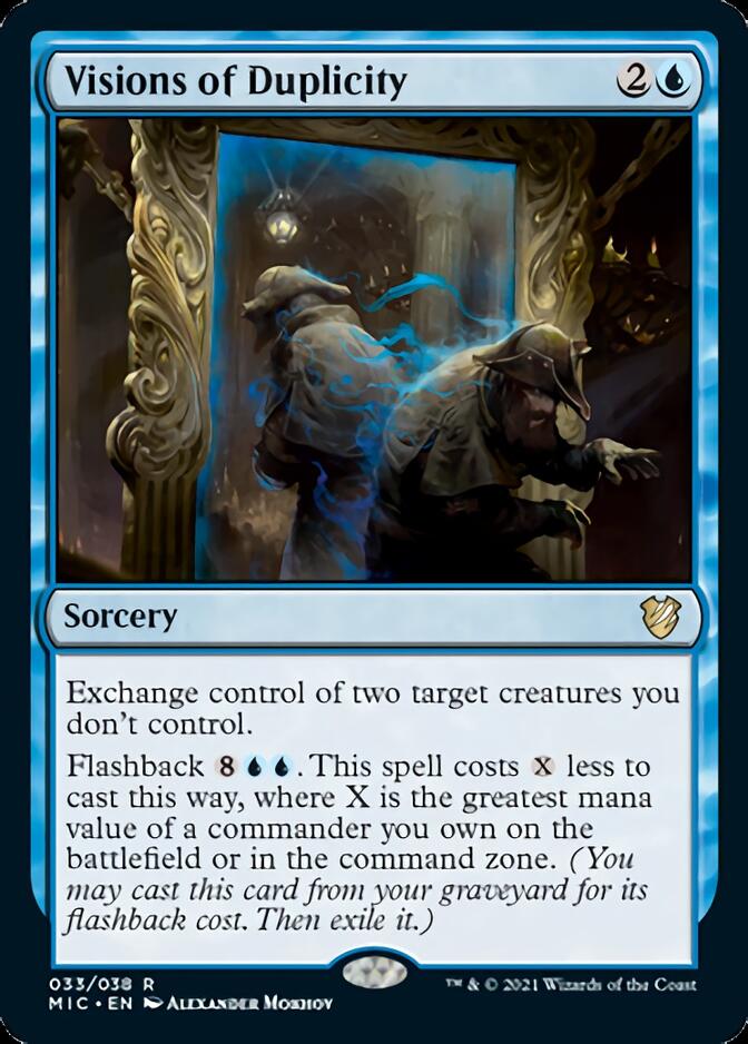 Visions of Duplicity [Innistrad: Midnight Hunt Commander]-1