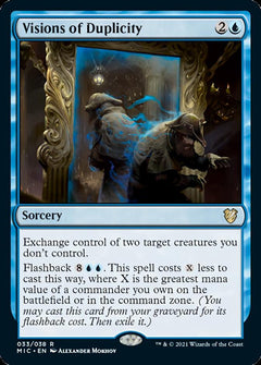 Visions of Duplicity [Innistrad: Midnight Hunt Commander]-1