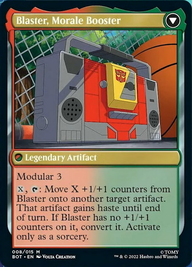 Blaster, Combat DJ // Blaster, Morale Booster [Transformers]-2