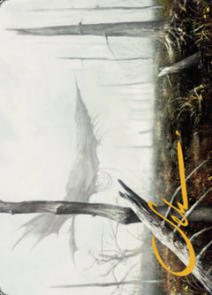 Swamp Art Card (Gold-Stamped Signature) [Dominaria United Art Series]-1