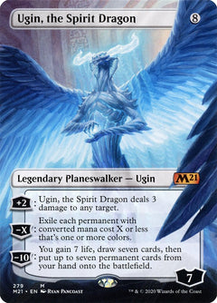 Ugin, the Spirit Dragon (279) (Borderless) [Core Set 2021]-1
