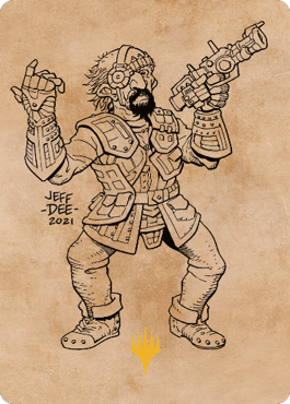 Jan Jansen, Chaos Crafter Art Card (Gold-Stamped) [Commander Legends: Battle for Baldur's Gate Art Series]-1