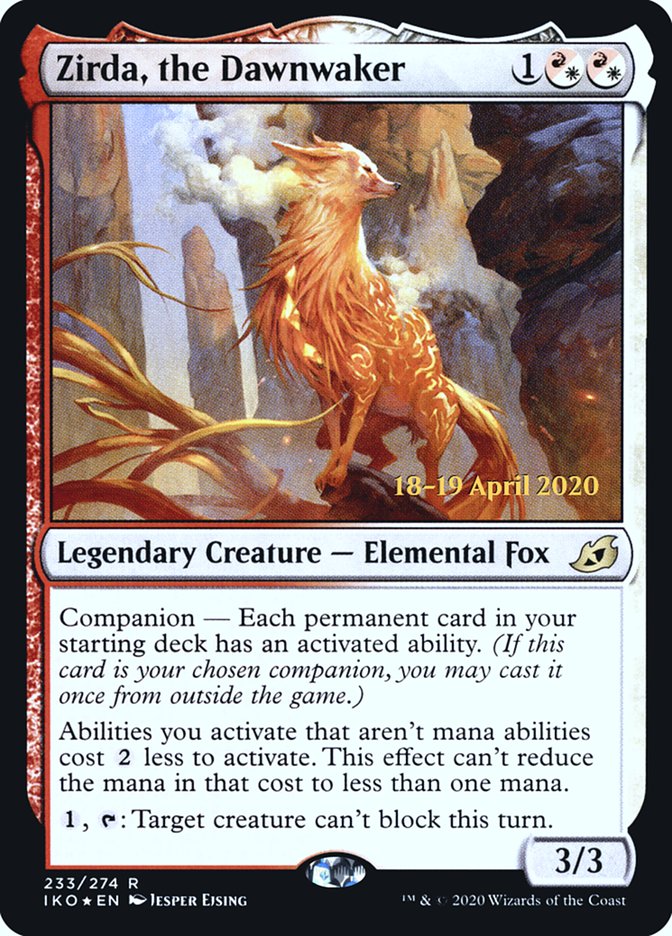 Zirda, the Dawnwaker [Ikoria: Lair of Behemoths Prerelease Promos]-1