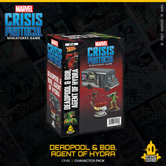 Marvel Crisis Protocol Miniatures Game Deadpool and Bob Agent of Hydra-1