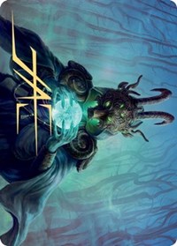 Masked Vandal Art Card (Gold-Stamped Signature) [Kaldheim Art Series]-1