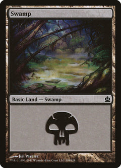 Swamp (309) [Commander 2011]-1