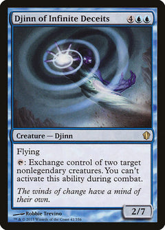Djinn of Infinite Deceits [Commander 2013]-1