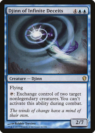 Djinn of Infinite Deceits [Commander 2013]-1