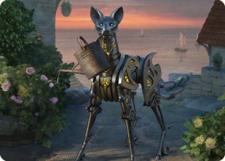 Clockwork Fox Art Card [Commander Legends: Battle for Baldur's Gate Art Series]-1