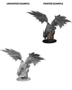 Pathfinder Deep Cuts Unpainted Miniatures Silver Dragon-1