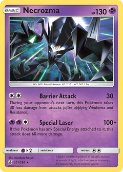 Necrozma (101/236) (Cracked Ice Holo) (Theme Deck Exclusive) [Sun & Moon: Unified Minds]-1