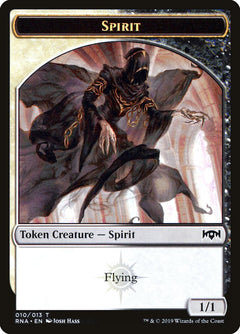 Bat // Spirit (010) Double-Sided Token [Ravnica Allegiance Guild Kit Tokens]-2