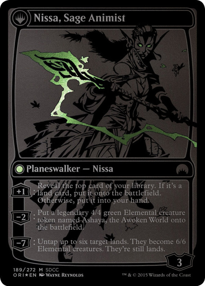 Nissa, Vastwood Seer // Nissa, Sage Animist [San Diego Comic-Con 2015]-2