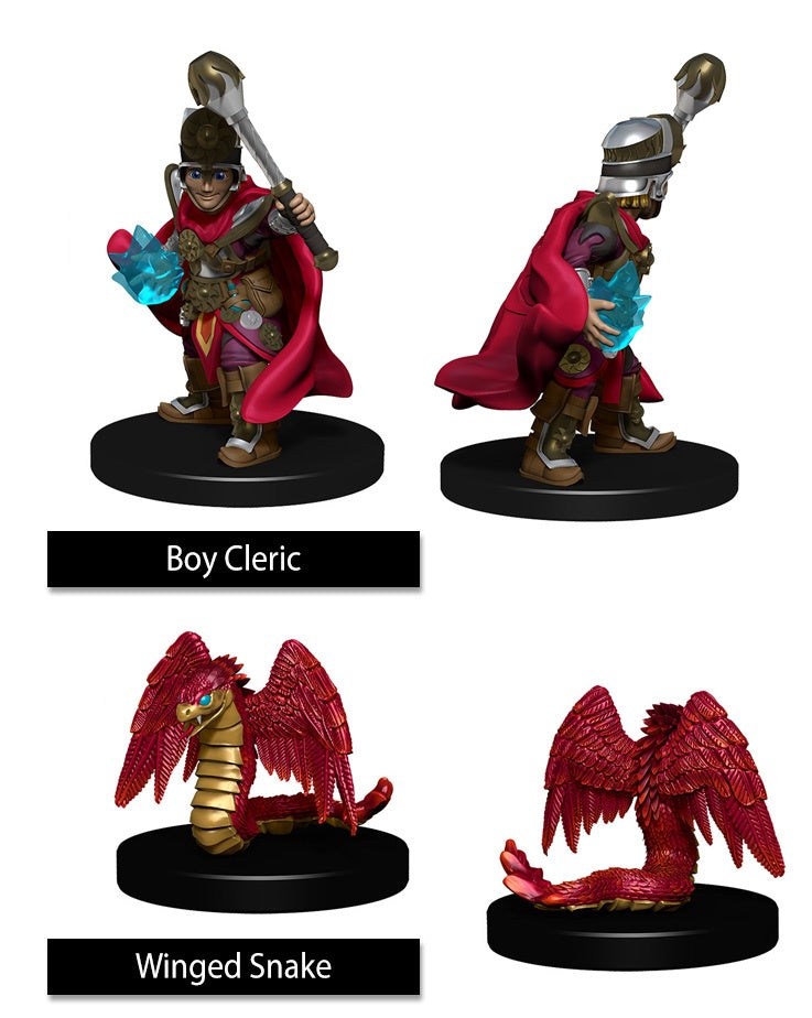 WizKids Boy Cleric & Winged Snake-1