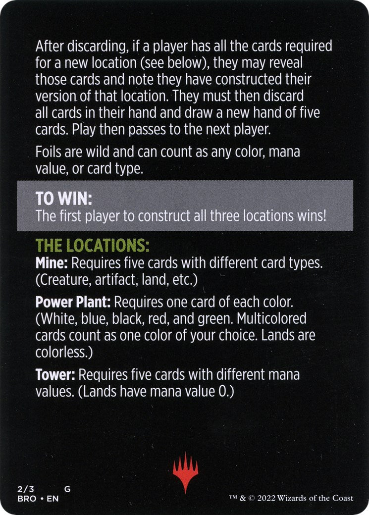 Urza's Blueprints (Magic Minigame) [The Brothers' War Minigame]-2
