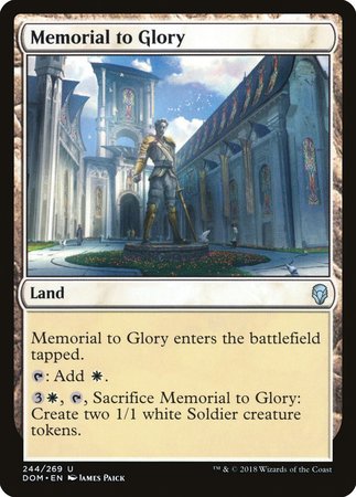 Memorial to Glory [Dominaria]-1