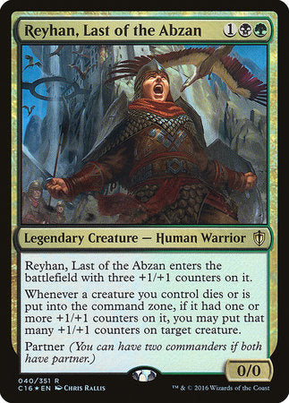 Reyhan, Last of the Abzan [Commander 2016]-1