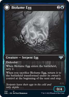 Biolume Egg // Biolume Serpent [Innistrad: Double Feature]-1