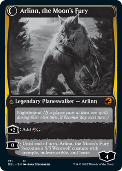 Arlinn, the Pack's Hope // Arlinn, the Moon's Fury [Innistrad: Double Feature]-2