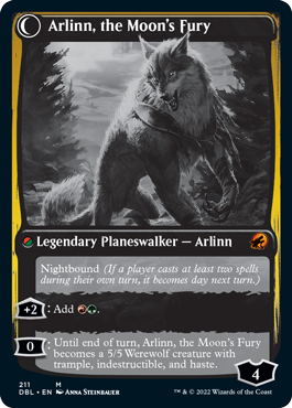Arlinn, the Pack's Hope // Arlinn, the Moon's Fury [Innistrad: Double Feature]-2