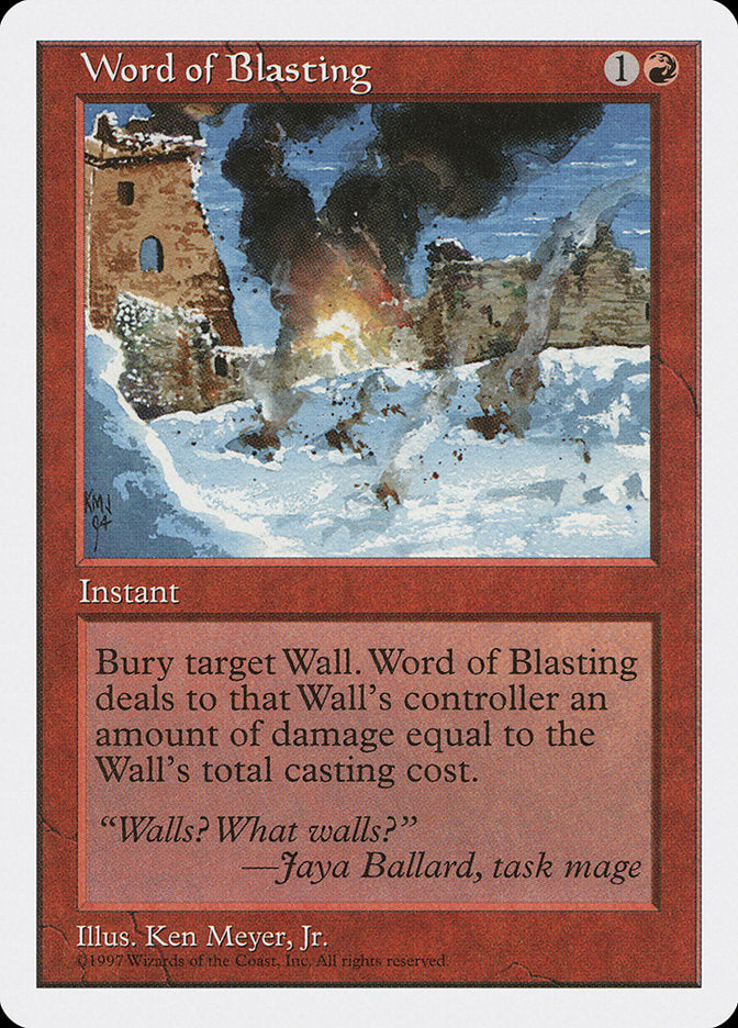 Word of Blasting [Fifth Edition]-1