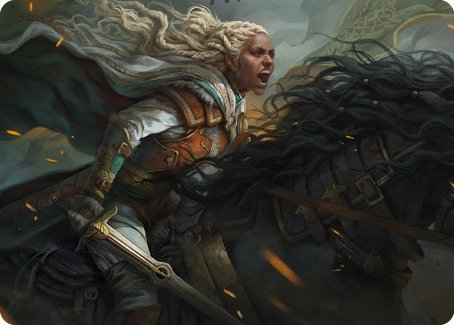 Eowyn, Fearless Knight Art Card [The Lord of the Rings: Tales of Middle-earth Art Series]-1