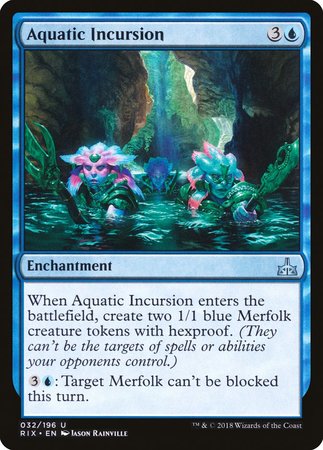 Aquatic Incursion [Rivals of Ixalan]-1