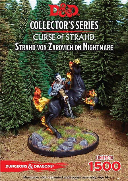 D&D Collectors Series Miniatures Curse of Strahd Strahd Von Zarovich