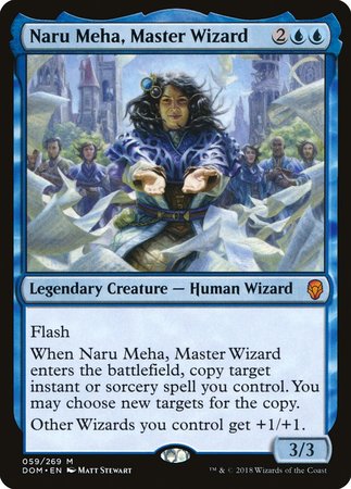 Naru Meha, Master Wizard [Dominaria]-1