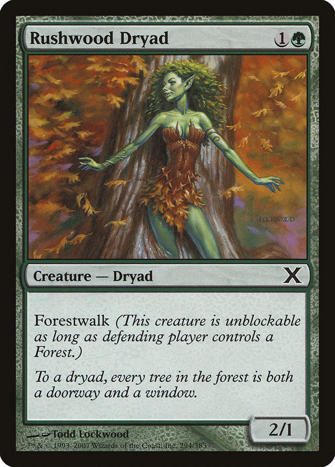 Rushwood Dryad [Tenth Edition]-1