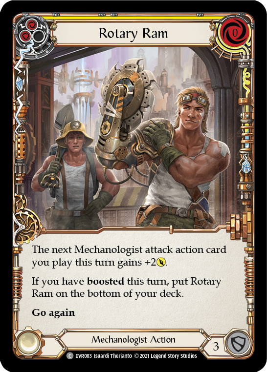 Rotary Ram (Yellow) [EVR083] (Everfest)  1st Edition Normal-1