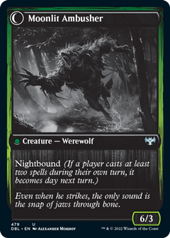 Oakshade Stalker // Moonlit Ambusher [Innistrad: Double Feature]-2