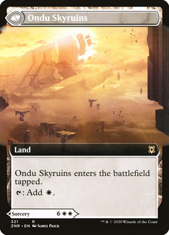 Ondu Inversion // Ondu Skyruins (Extended Art) [Zendikar Rising]-2