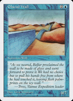 Glacial Wall [Fifth Edition]-1