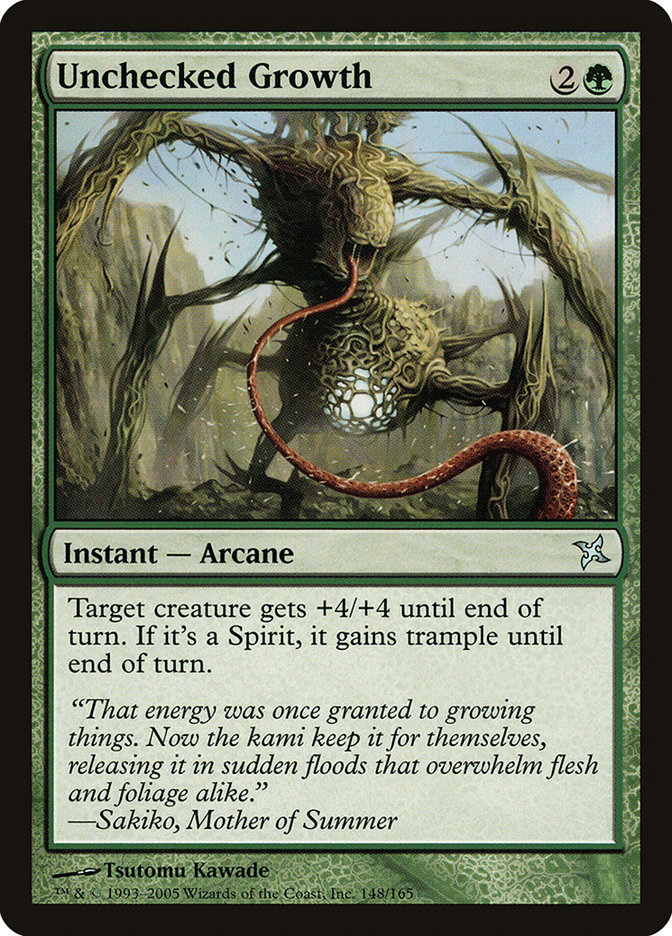 Unchecked Growth [Betrayers of Kamigawa]-1