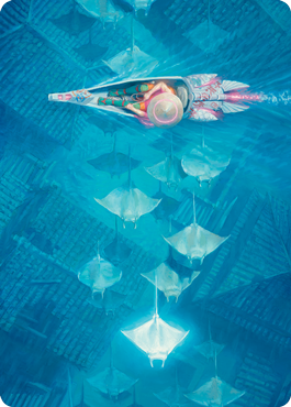 Discover the Impossible Art Card [Kamigawa: Neon Dynasty Art Series]-1