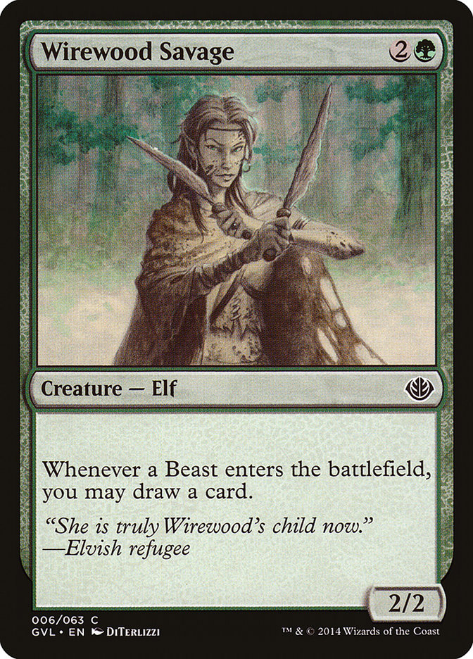 Wirewood Savage (Garruk vs. Liliana) [Duel Decks Anthology]-1