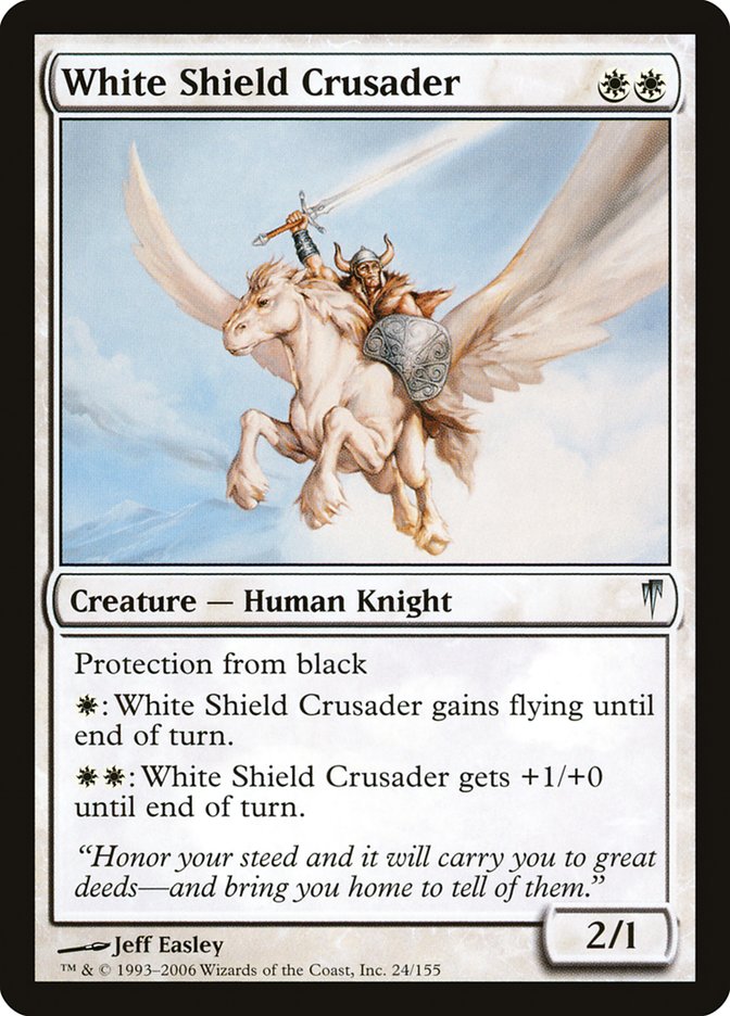 White Shield Crusader [Coldsnap]-1
