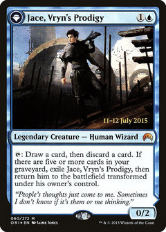 Jace, Vryn's Prodigy // Jace, Telepath Unbound [Magic Origins Prerelease Promos]-1