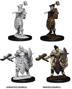 D&D Nolzurs Marvelous Unpainted Miniatures Female Half Orc Barbarian-1