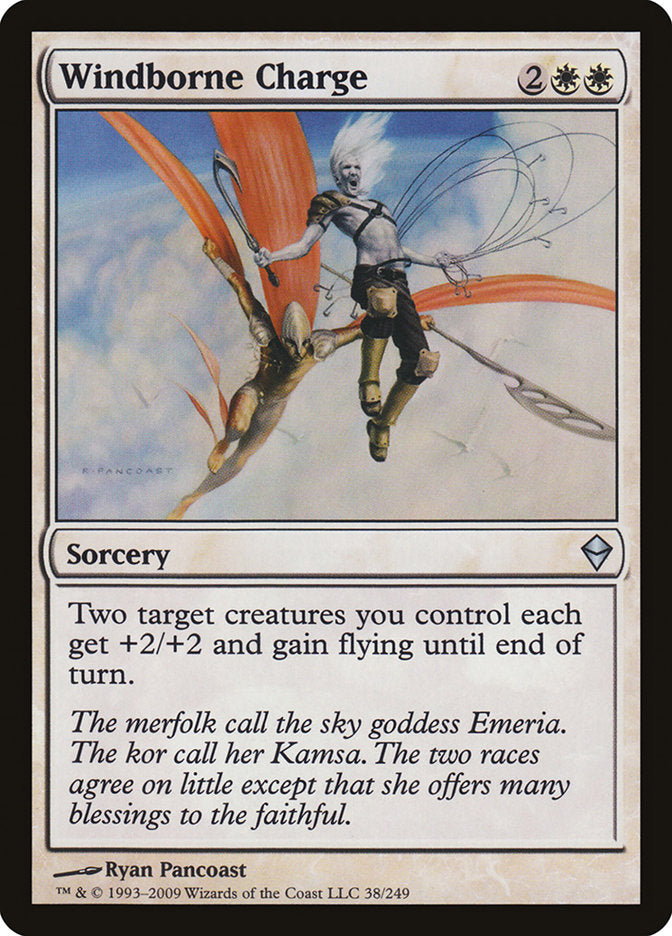 Windborne Charge [Zendikar]-1