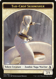 Tah-Crop Skirmisher // Cat Double-Sided Token [Amonkhet Tokens]-1
