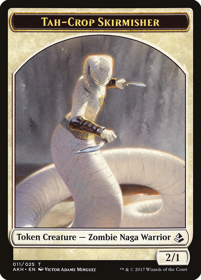 Tah-Crop Skirmisher // Cat Double-Sided Token [Amonkhet Tokens]-1