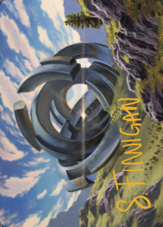 Thran Portal Art Card (Gold-Stamped Signature) [Dominaria United Art Series]-1