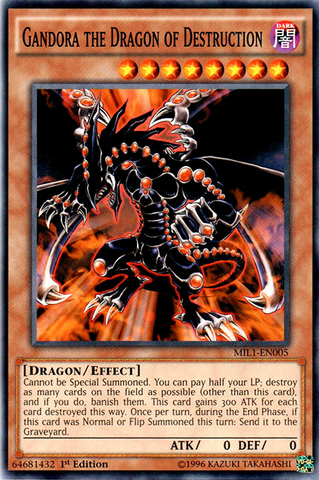 Gandora the Dragon of Destruction [MIL1-EN005] Common